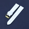 Gold buckle White