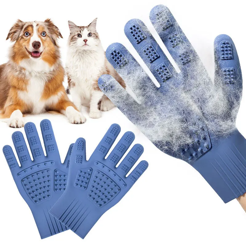 Silikon-Haustier-Pflegeschuh mit rutschfester Massagefunktion zur Haarentfernung – universelles Pflegetool für Katzen und Hunde zum Baden und Reinigen