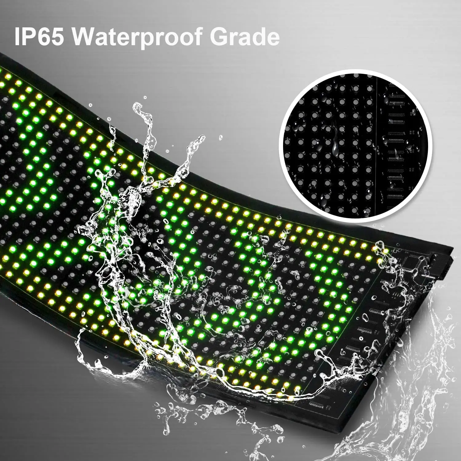 Scrolling Advertising LED Sign USB 5V LED Car Sign Programmable Sign Led Digital Screen Advertising Screen Store LED Display