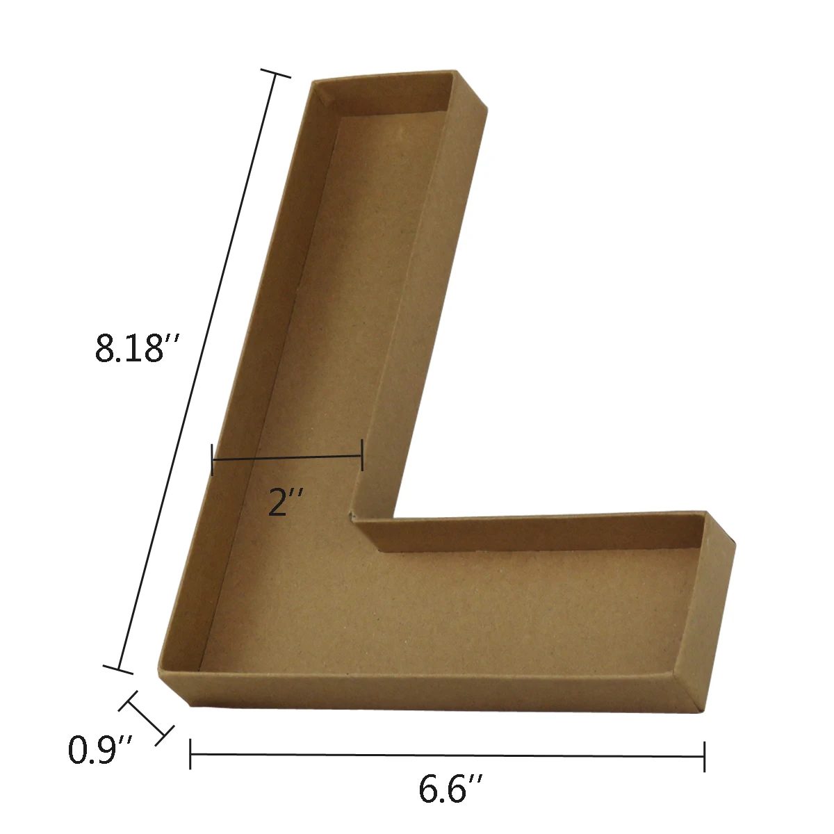 Kraft Paper Alphabet Shape Boxes Letter Shaped Gift Box For Flower