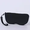Black (silicone zipper glasses bag)