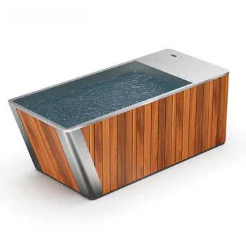Manufacturer Best Quality Oem Odm Stainless Steel Therapy Gym Bathtub Inflatable Cold Plunge Ice Bath Tub