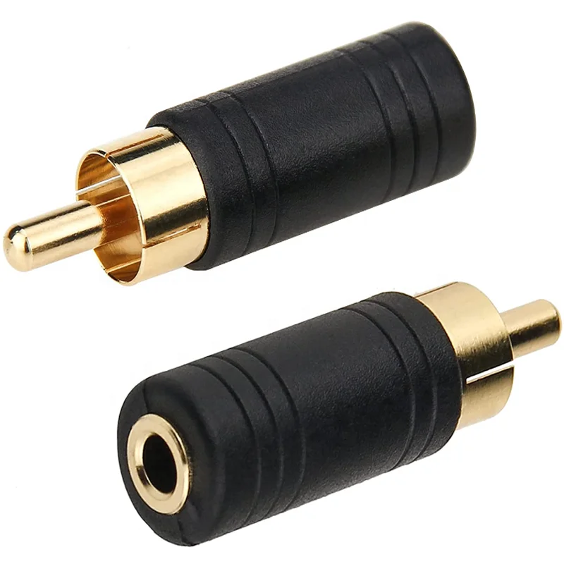 Rca Male To 3.5mm Female Adapter,2 Pack 