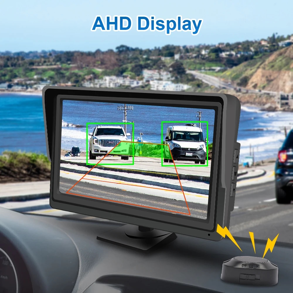PJAUTO AI BSD Smart Pedestrian Detection Car Backup Camera Reversing Aid Camera for Car
