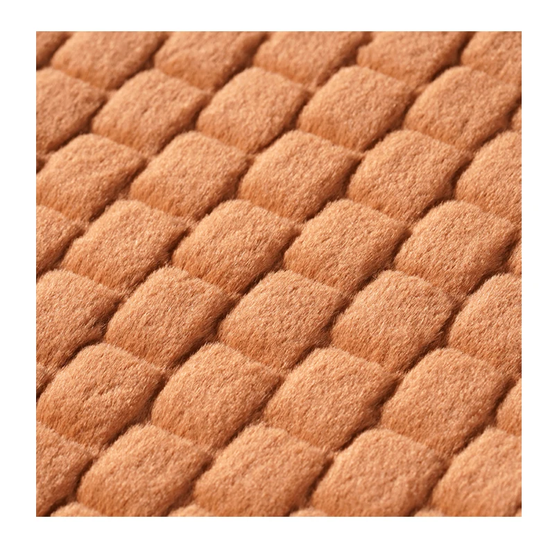 wholesales comfortable brown faux fur fabric long pile for toys