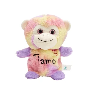 Wholesale Cheap Kids Baby Plush Animal Finger Puppet Monkey Hand Puppet Cartoon Finger Puppet