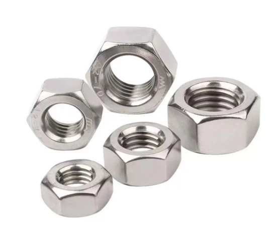 304 Stainless Steel Hexagon Nut Screw Cap Essential Product Category Nuts