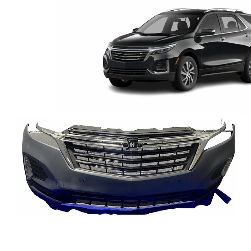 OEM car front body kit front bumper cover kit front bumper complete with sensors hole for chevrolet chevy equinox 2022 2023