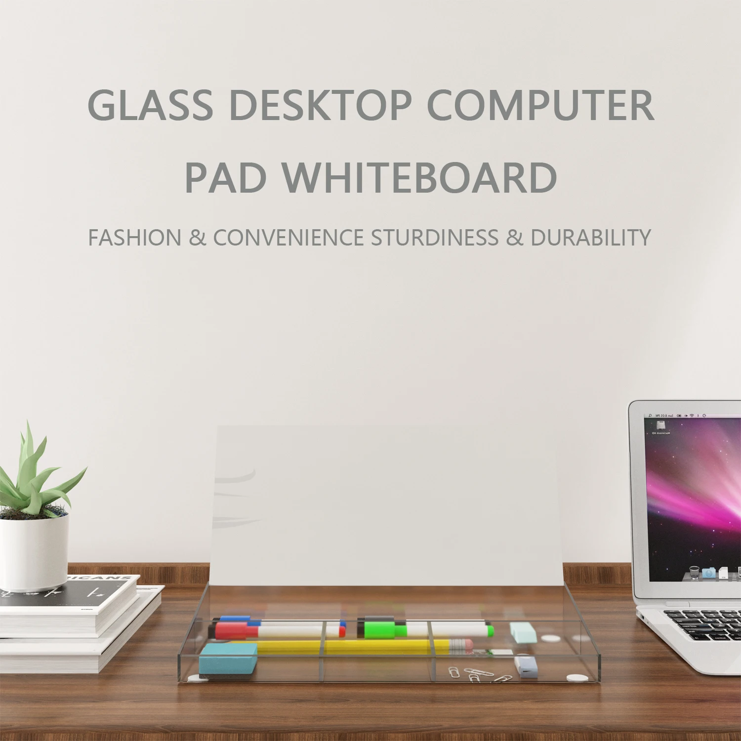 Dry Erase Computer Desk Pad Desktop Glass Whiteboard With Organizer Buy Desktop Computer Pad