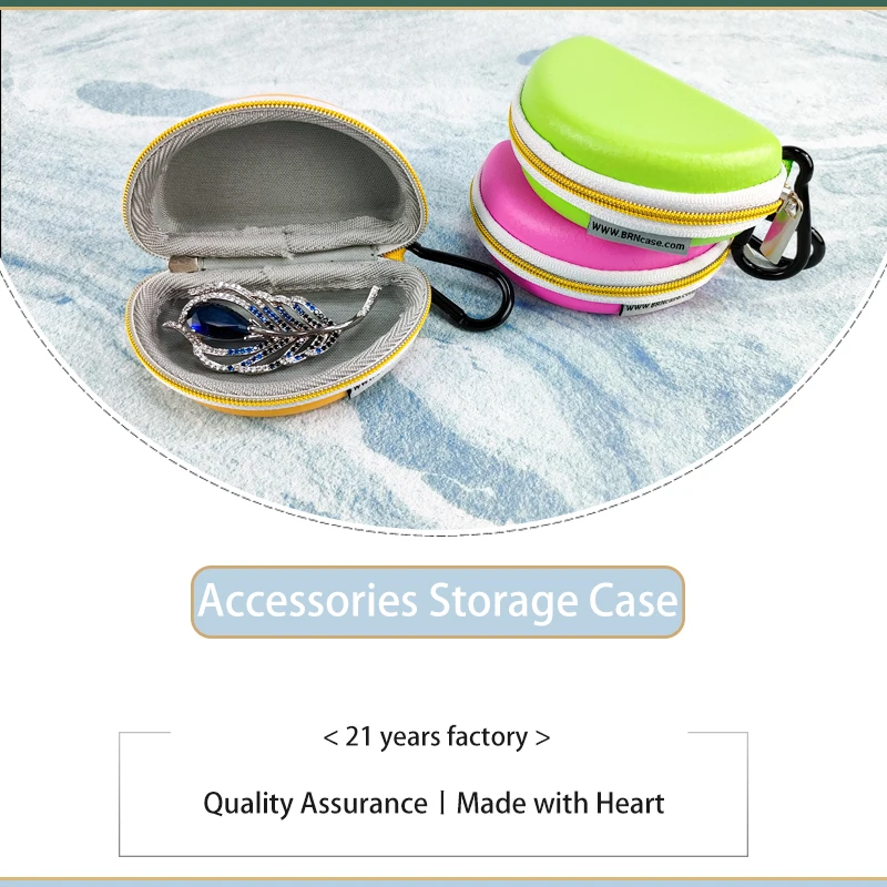 Mini Cute Custom Zipper Earphone Zipper Case Earphone Earbuds Digital Gadgets Storage Box EVA Earphone Case supplier