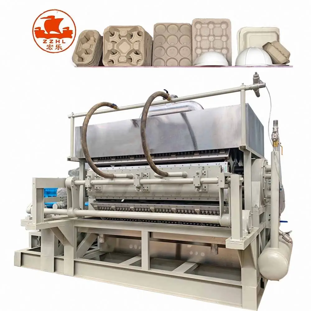 Multifunctional Eggs Packaging Boxes Carton Mini Chicken Pallet Paper Egg Tray Making Machine