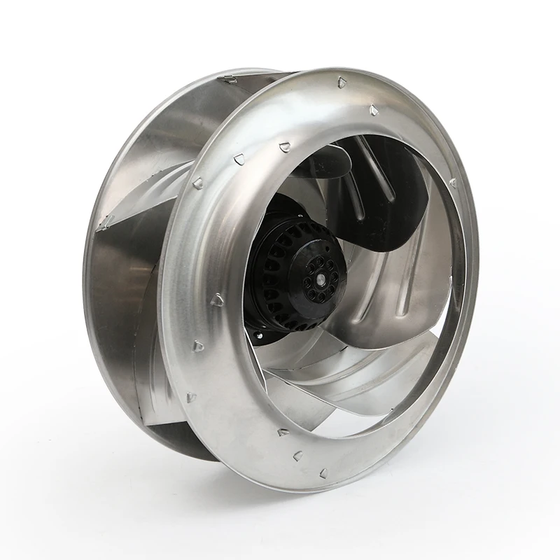 Longwell Custom High Quality 315mm Diameter AC Backward Centrifugal Exhaust Fan for HVAC System OEM Support