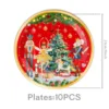 จานสีขาว 9 นิ้ว-10PCS