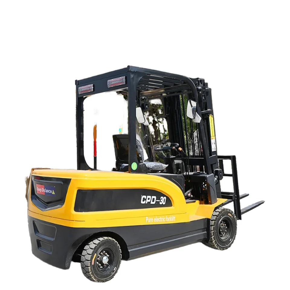 New Brand Counterbalance Forklift 2-3 Ton Load Capacity Electric Hydraulic Lithium Battery Forklift 4500mm Lifting Height CE
