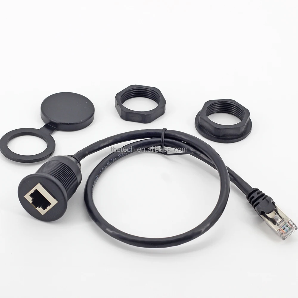 Car Dash Mount RJ45 Socket - Ethernet Extension Cable