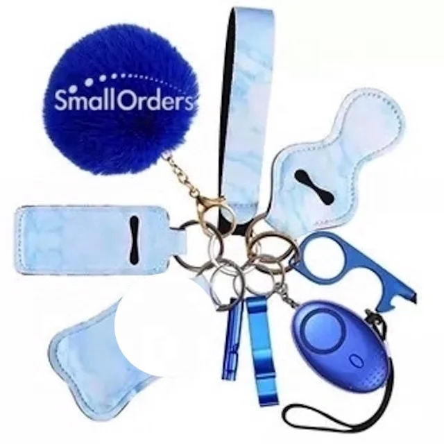 SmallOrders promotional Keychain kit set LLaveros Chaveiro Portachiavi gift set for women custom keychain