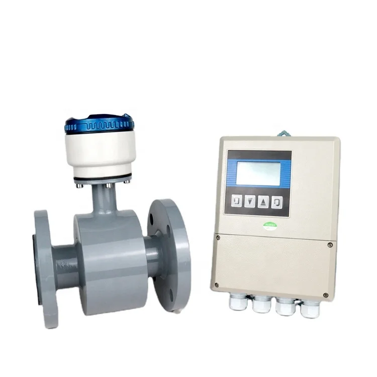 Water Digital Electromagnetic Flow Meter Sensor Steel OEM Customizable Remote Electromagnetic Heat Hot Water Flow Meter