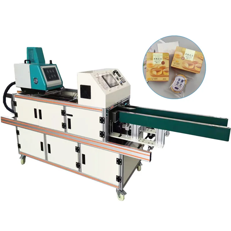 CB-110S Automatic Inner Box Hot Melt Glue Dispensing and Sealing Machine for Packing Biscuit Cake Carton Boxes Gluing Machine