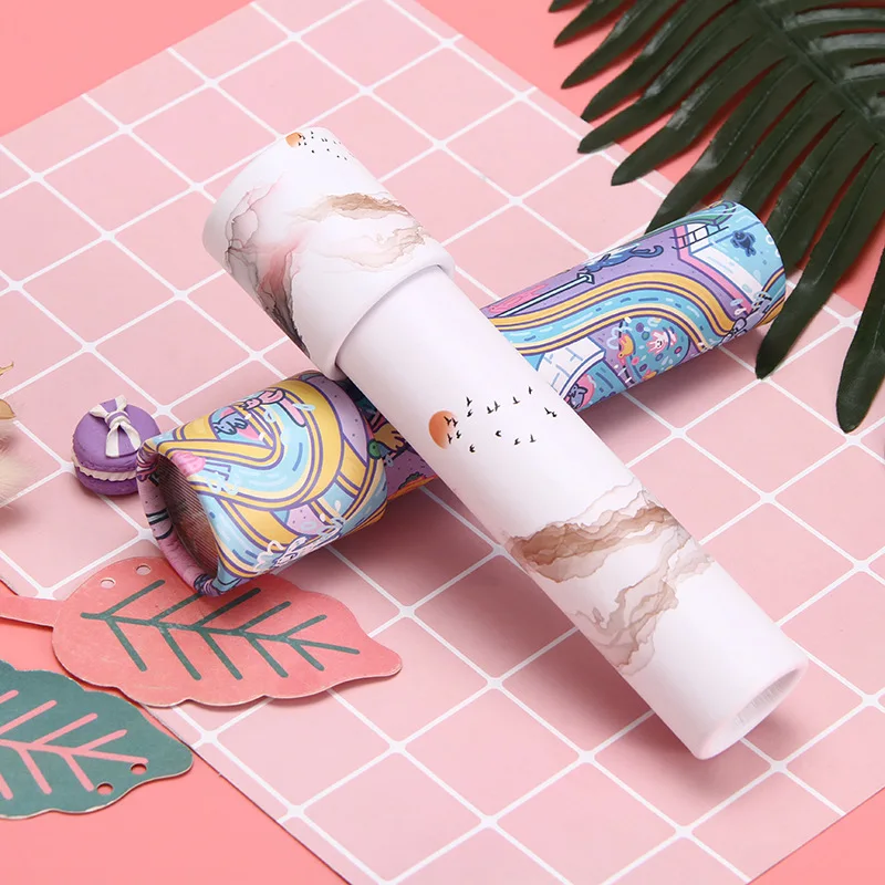 Распродажа, отличный подарок, лучший калейдоскоп для детей, игрушки для рукоделия, Забавный бумажный калейдоскоп для продажи