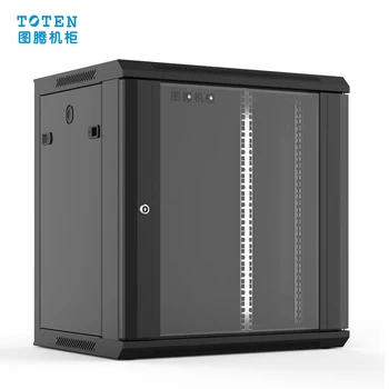 TOTEN Data Cabinet W26409 9U Network Server Cabinet Weak Power Monitoring Equipment Network Cabinet Soundproof 440*502*600mm