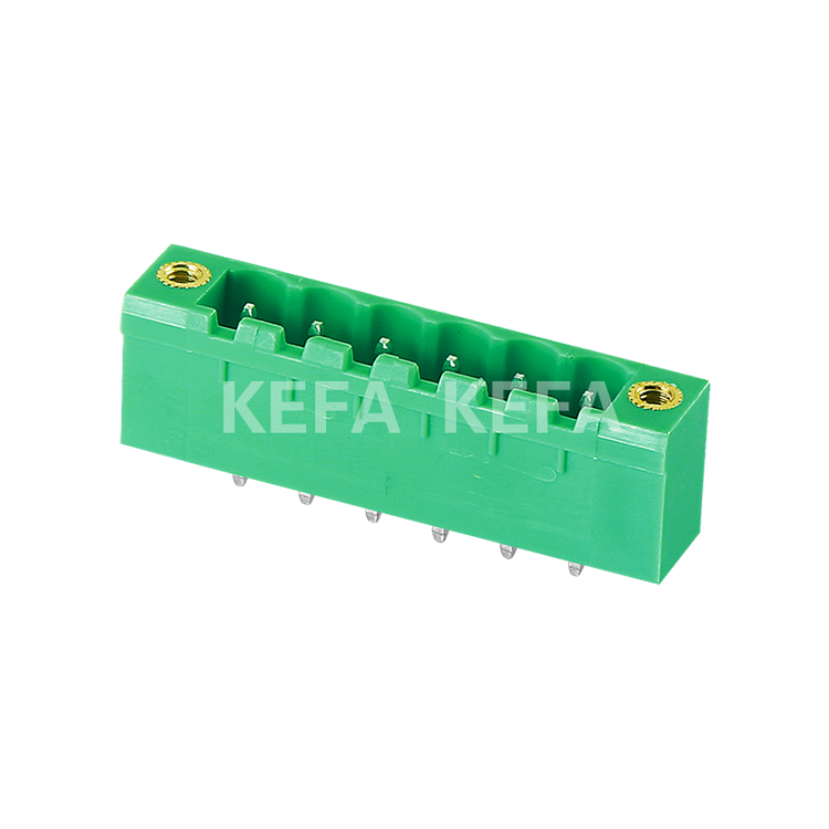 Kefa 5.08MM Pitch 8P Green Female Socket Pluggable Terminal Block Screw Type PCB Applications Product Connector Accessories