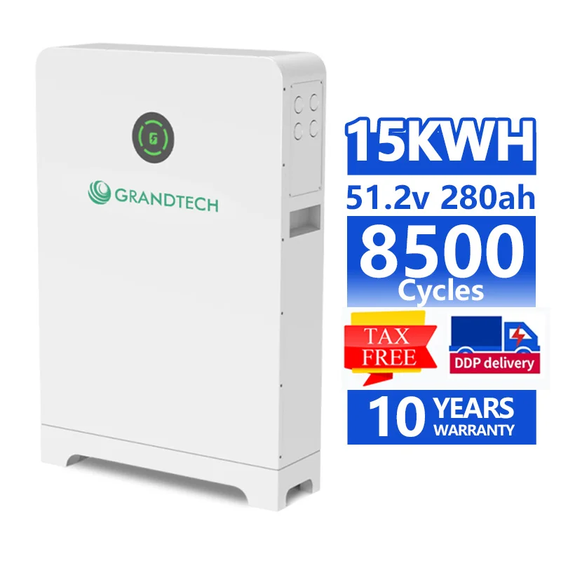 ԱՄՆ-ի պահեստ՝ տնային արևային էներգիայի համակարգ 48 Վ լիթիումային մարտկոցային փաթեթ Lifepo4 48 Վ 100Ա/ժ 200Ա/ժ 280Ա/ժ 300Ա/ժ 51,2 Վ 5 ԿՎտ·ժ 10 կՎտ·ժ 15 կՎտ·ժ