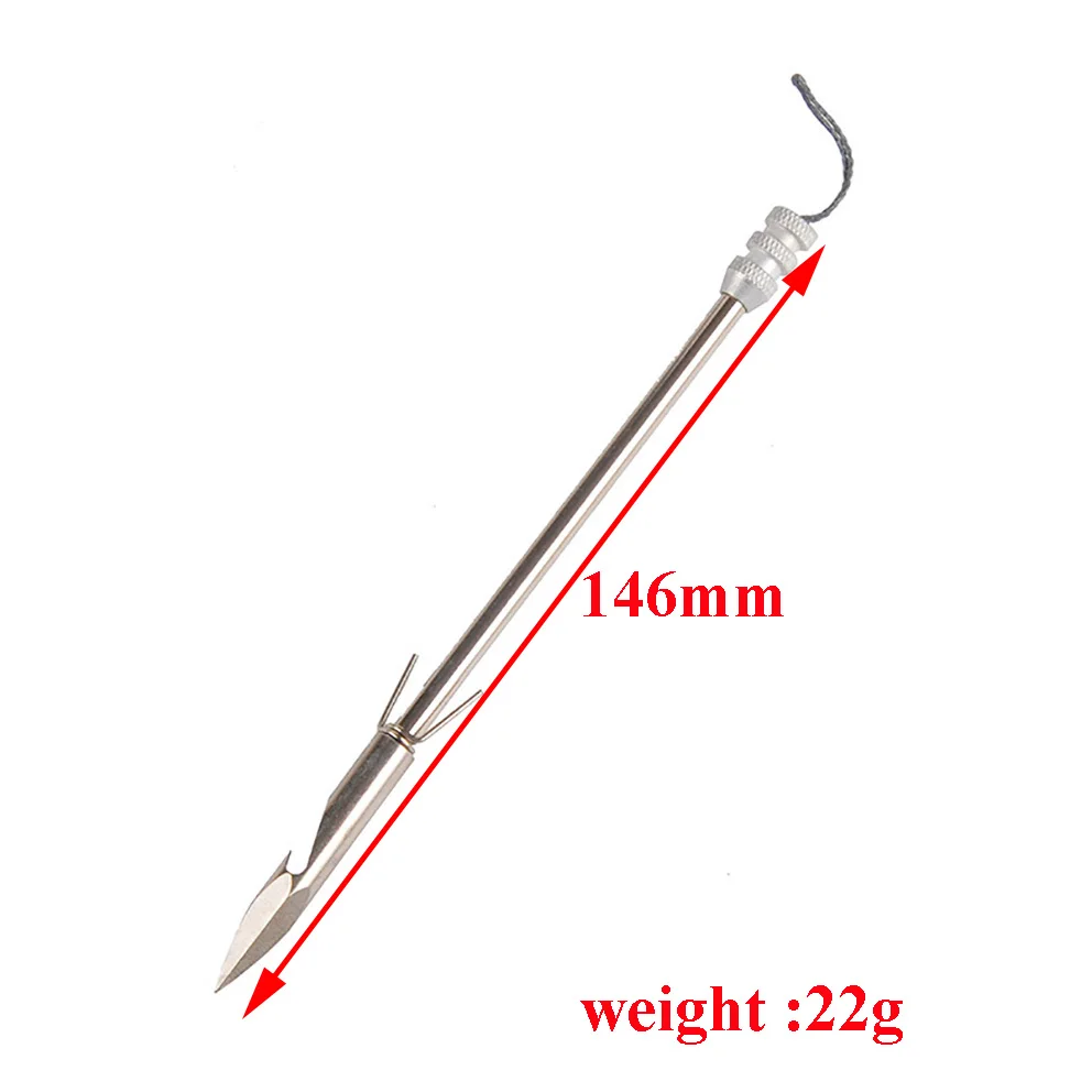 146mm stainless steel fishing dart arrowhead