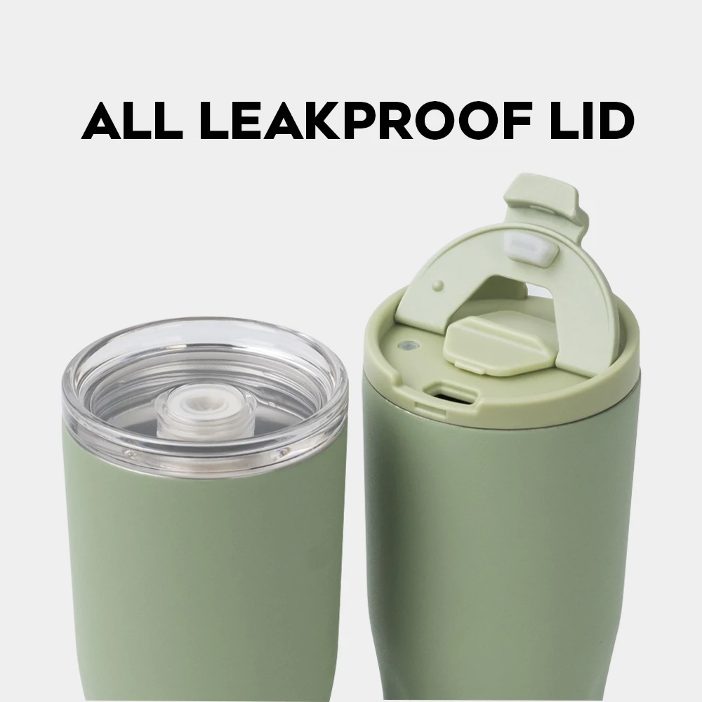 Новое поступление безопасный стакан Dishwashe 20 унций изолированный с двойными стенками из нержавеющей стали кружки для путешествий герметичной крышкой соломы