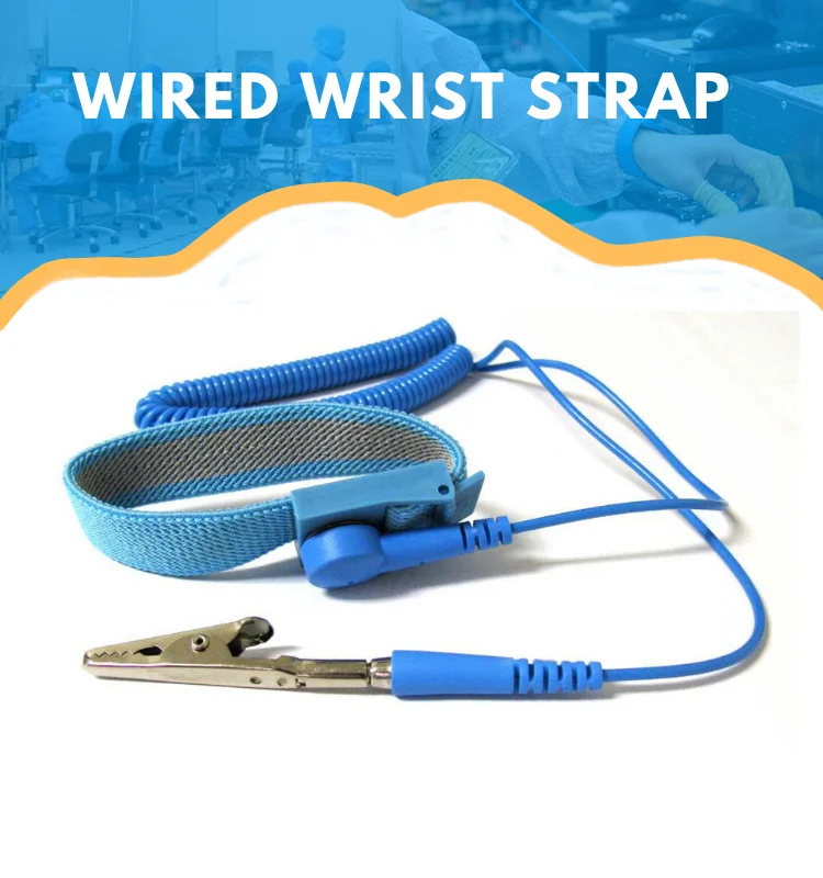 Leenol Adjustable Anti-static ESD Wrist Strap ESD Wrist Band ESD Wired ...