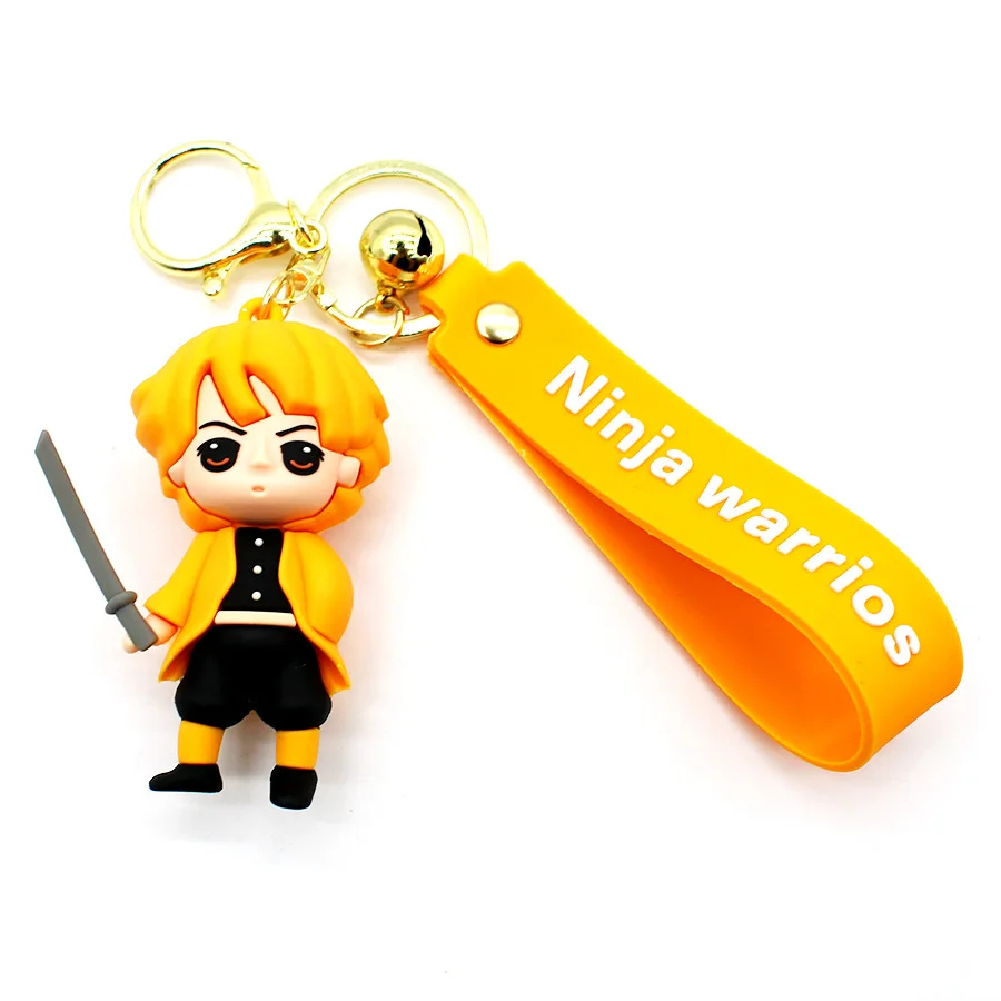 Anime Demon Slayer Kamado Tanjirou Agatsuma Zenitsu Character Keychain