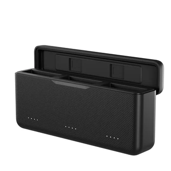 TELESIN Camera Accessories for dji Action 3/4 Portable with Power Indicator Light Three-slot Battery Charging Storage Box detail image