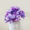 5-headed hydrangea in deep purple