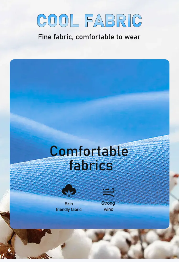 Wholesale Summer Three Wind Levels Mini Fan Working Jacket Suits Air