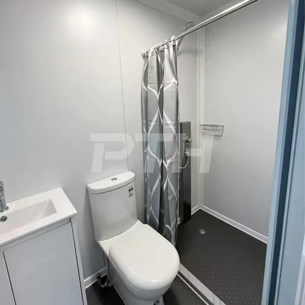 PTH CTR-FB Modular 20ft Container House Casa Flat Pack Camp Prefab Container Home With Toilet