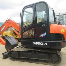 Original Mini Used Doosan DH60-7 Excavator With Good Condition 6Ton Secondhand Earth Moving Machine DH60-7 For Sale