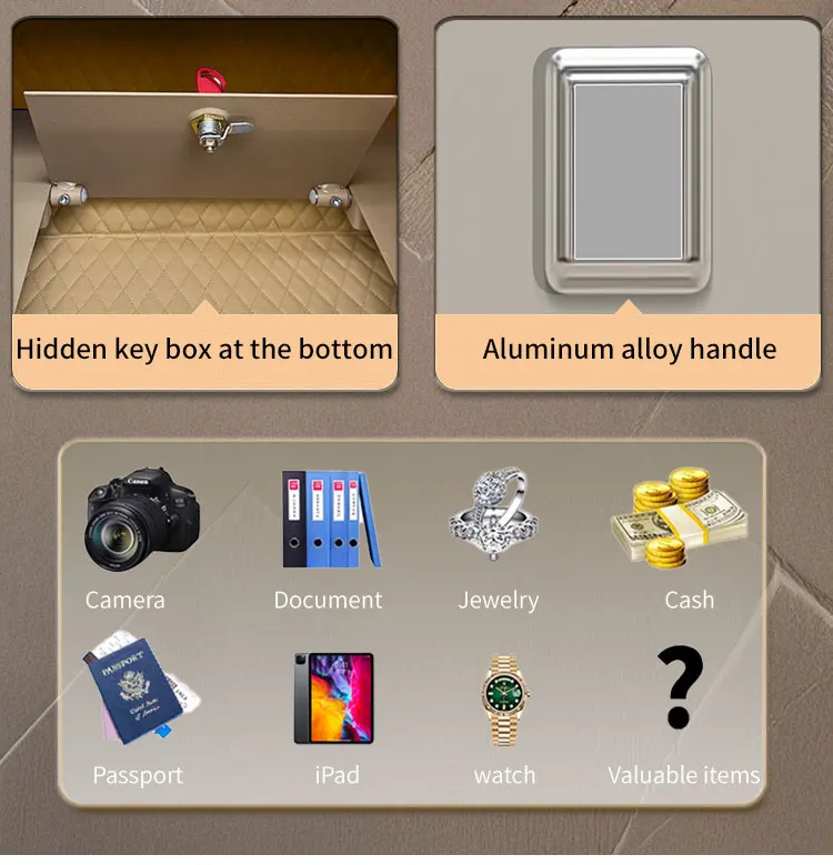 CEQSAFE Excellent Standard Digital Electronic Hotel Room Fingerprint Safe Box with Digital Password Lock details