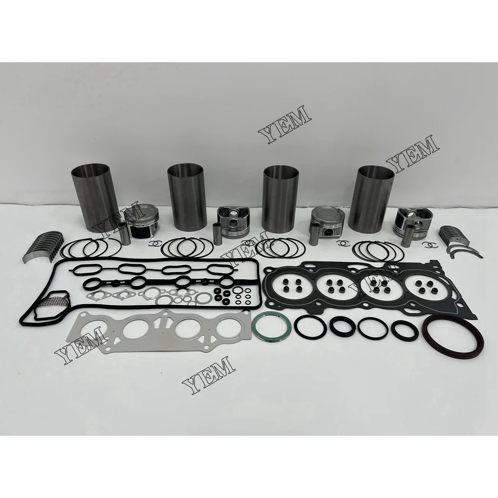 Repair Kit With Bearings Piston Rings Liner Gaskets Fit for Toyota 1AZ Excavator Truck Lawn Mower Marine Engine
