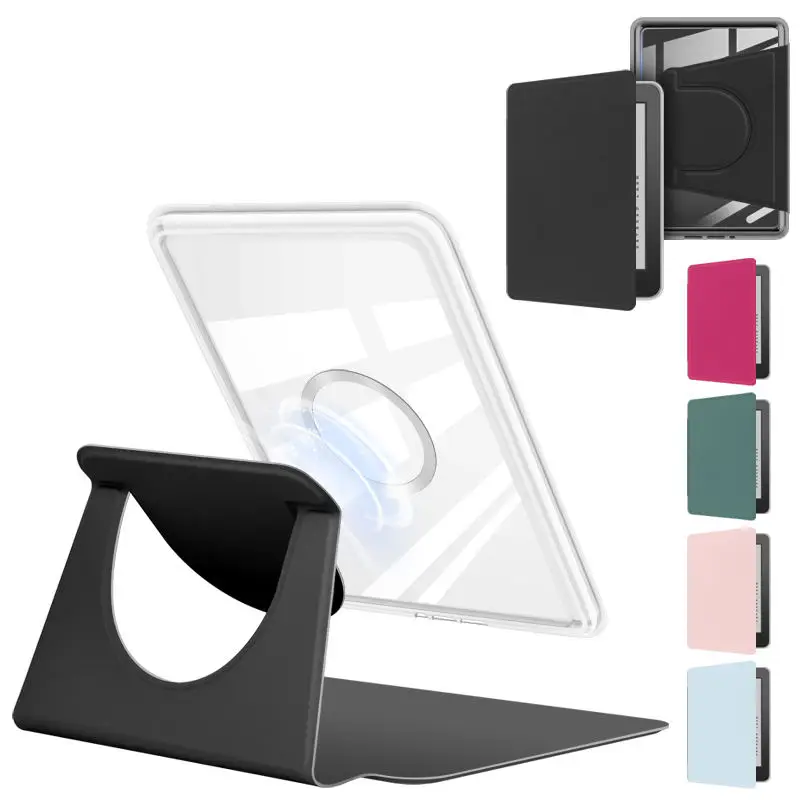 Funda personalizada impresa en piel sintética para Kindle Paperwhite ebook, carcasa suave magnética para tablet