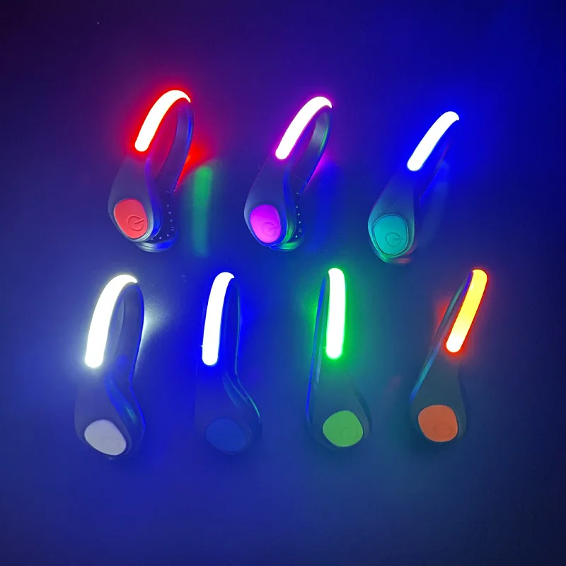Luminous Safety Led Shoe Clip Light Waterproof Warning Sports Running Light Flashing Led Light