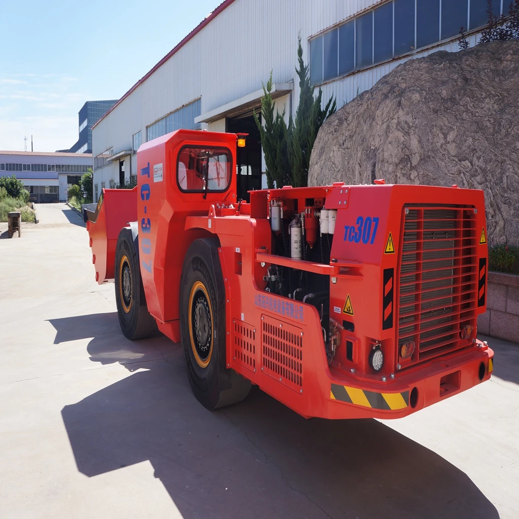 TC-307 Yantai tuoxing Ładowarka tunelowa z silnikiem wysokoprężnym Podziemny transporter górniczy