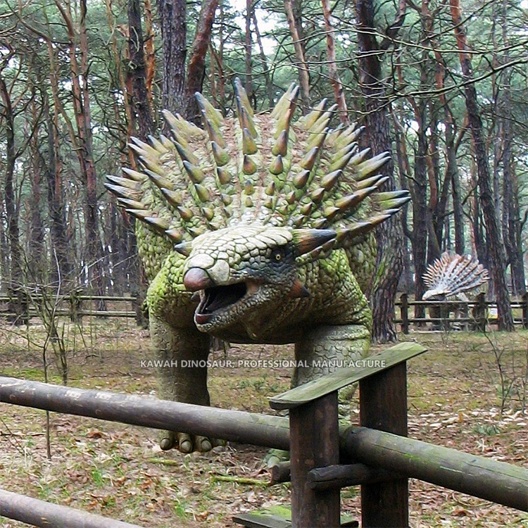 Dino Forest Park Products Animatronic Dinosaur Realistic Dinosaurs Animatronic Model Saichania