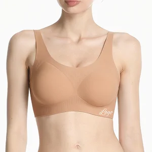 Breathable comfort Fit Wire Free Push-up Bras Seamless Wide Strap Bralette Tops Women Seamless Jelly New Design Thin Bras