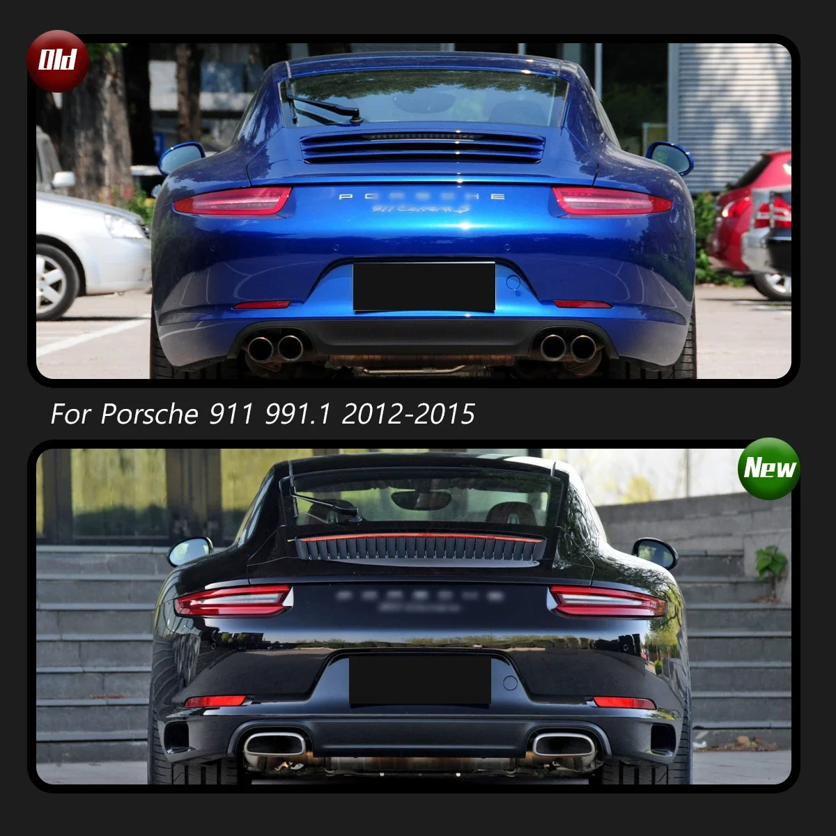 ポルシェ911 911.1 オプション クリアテールランプ ポルシェ純正】ポルシェ 991(911) テールランプ クリア 右 99163198603