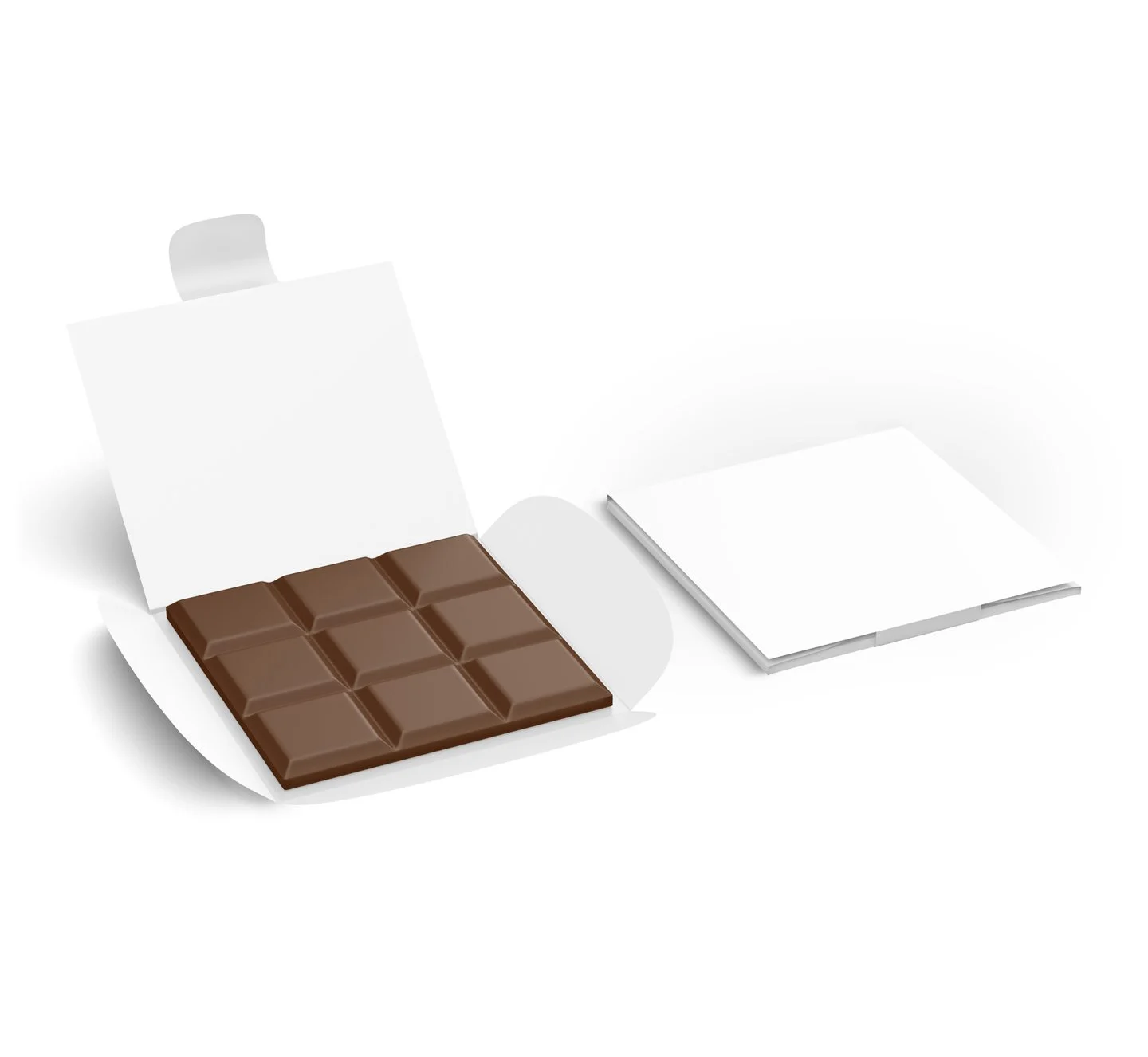 Top Open Paper Chocolate bar Packaging Bag Luxury Custom Chocolate bar Packaging Box for Chocolate