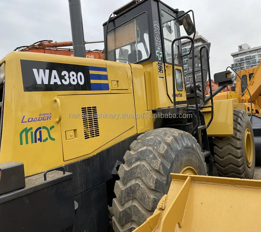 Б/у Komatsu WA380-3 колесный погрузчик с высокой мощностью двигателя используется для фронтальных погрузчиков Komatsu WA320 WA350 WA380 WA470 в хорошем состоянии