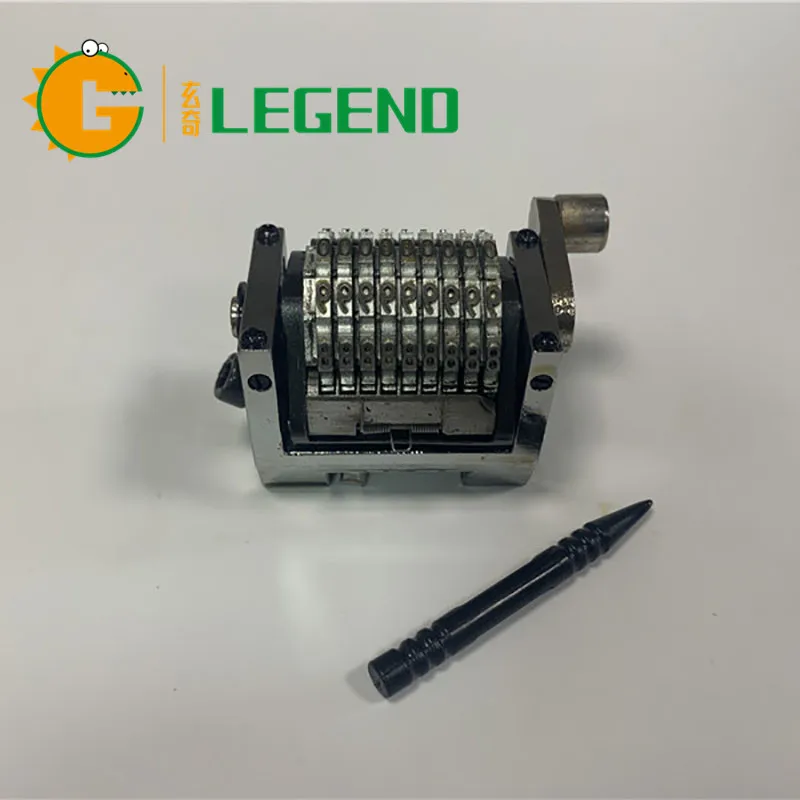 New 9 Digits GTO Numbering Machine Horizontal Numerator Machine Clockwise