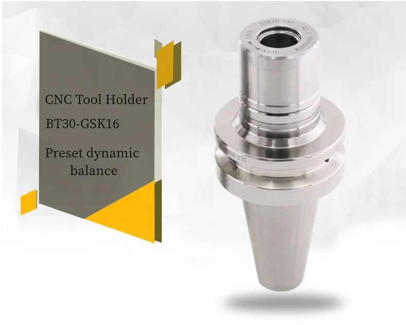 High Precision Bt40 Rotary Broach Tool Holders Bt Gsk/sk High Speed Cnc