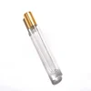 Round tube with gold cap