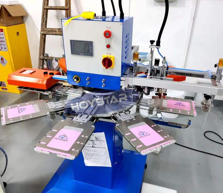 Paper Napkins Printer Printing Machine 2 Color Rapid Tag Screen Printer for Serviettes