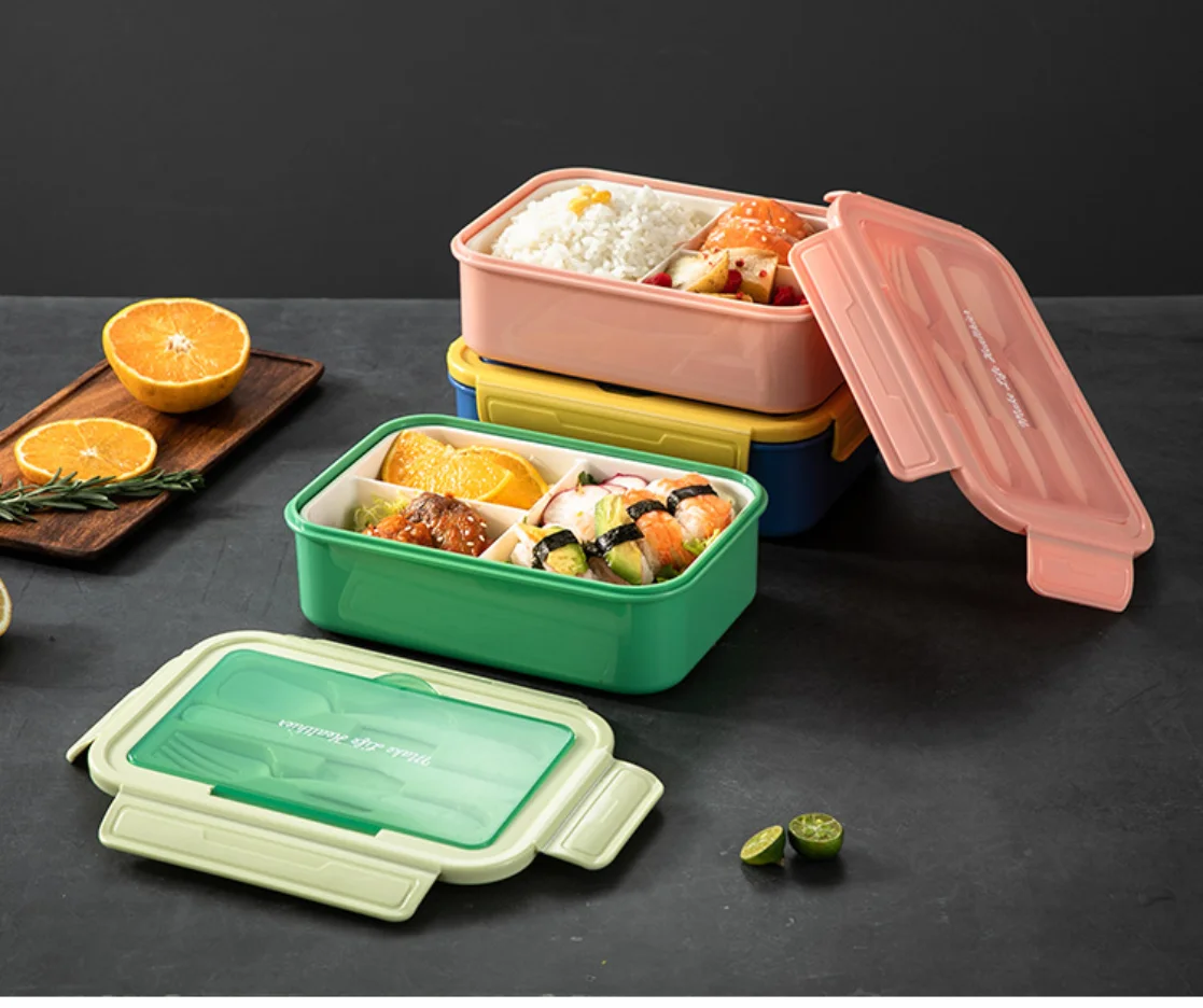 Microwaveable Lunchboxes For Students To Work Separated Portable ...